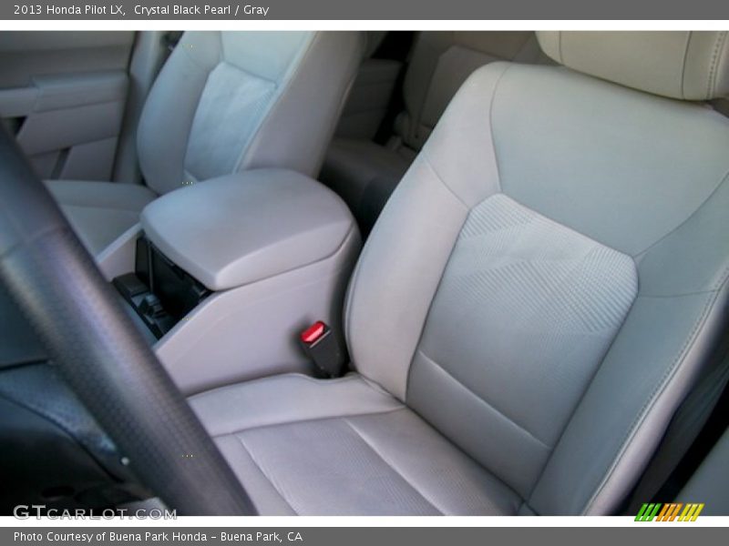 Crystal Black Pearl / Gray 2013 Honda Pilot LX