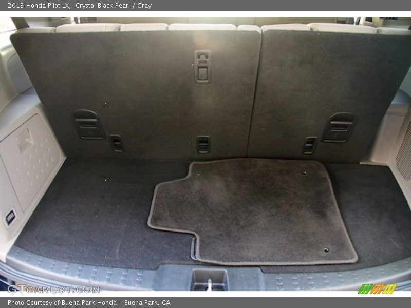 Crystal Black Pearl / Gray 2013 Honda Pilot LX