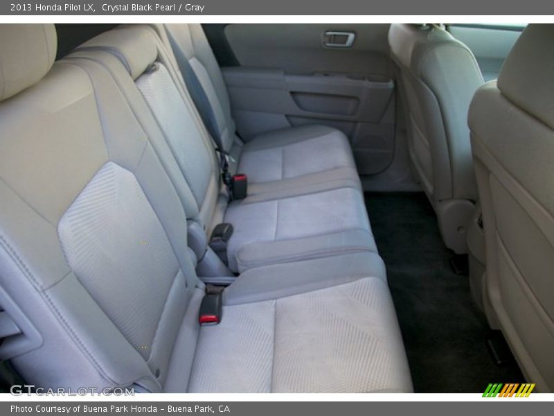Crystal Black Pearl / Gray 2013 Honda Pilot LX