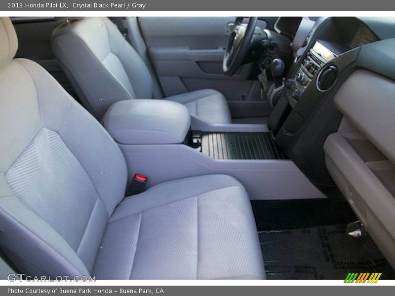 Crystal Black Pearl / Gray 2013 Honda Pilot LX