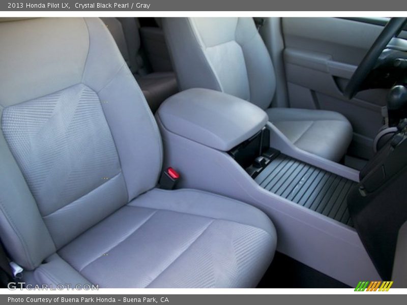 Crystal Black Pearl / Gray 2013 Honda Pilot LX