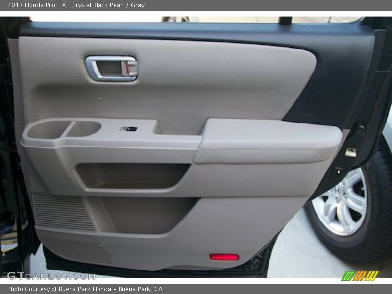 Crystal Black Pearl / Gray 2013 Honda Pilot LX