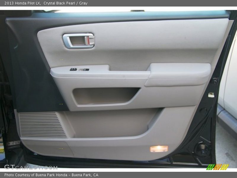 Crystal Black Pearl / Gray 2013 Honda Pilot LX