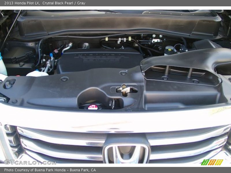 Crystal Black Pearl / Gray 2013 Honda Pilot LX