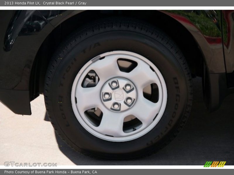 Crystal Black Pearl / Gray 2013 Honda Pilot LX