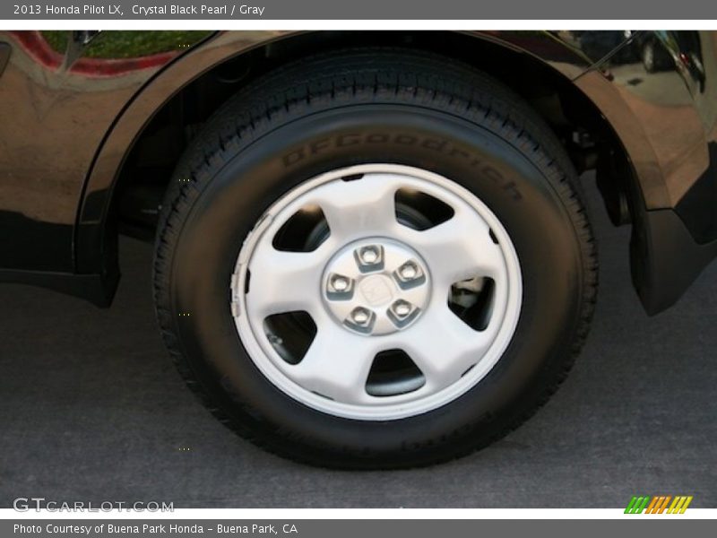 Crystal Black Pearl / Gray 2013 Honda Pilot LX