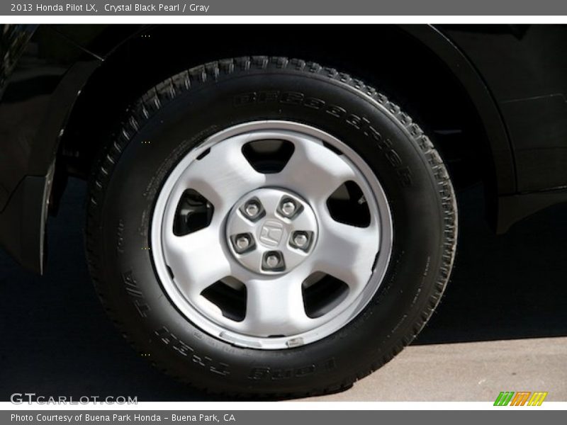 Crystal Black Pearl / Gray 2013 Honda Pilot LX