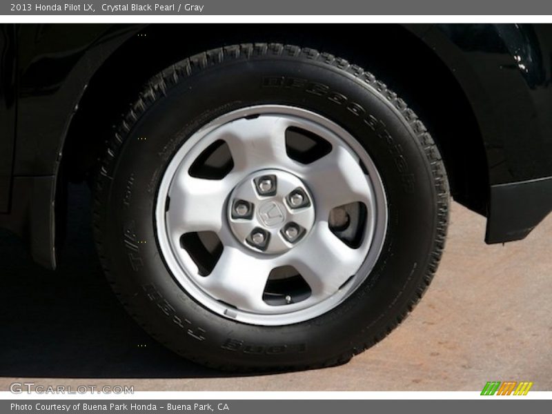 Crystal Black Pearl / Gray 2013 Honda Pilot LX