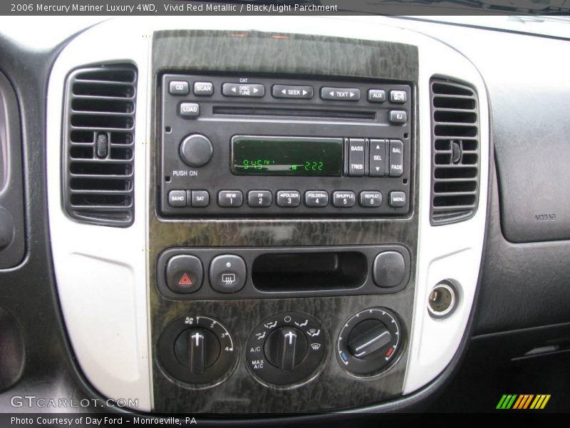 Vivid Red Metallic / Black/Light Parchment 2006 Mercury Mariner Luxury 4WD