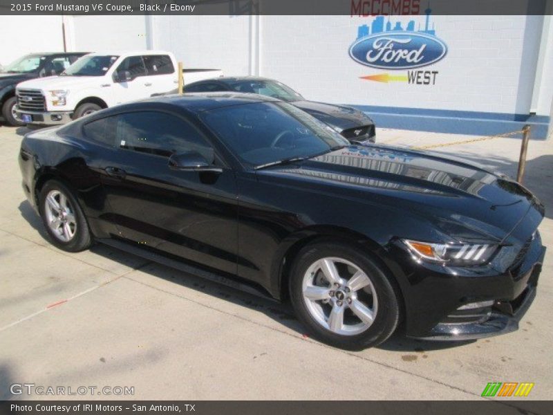 Black / Ebony 2015 Ford Mustang V6 Coupe