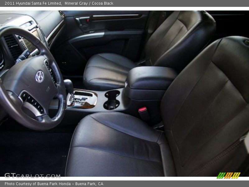 Mineral Gray / Cocoa Black 2011 Hyundai Santa Fe Limited