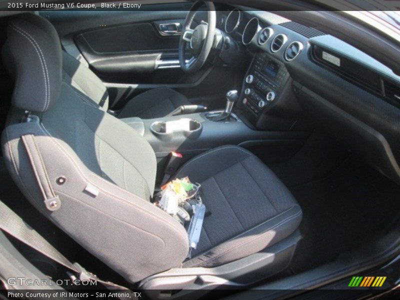 Black / Ebony 2015 Ford Mustang V6 Coupe
