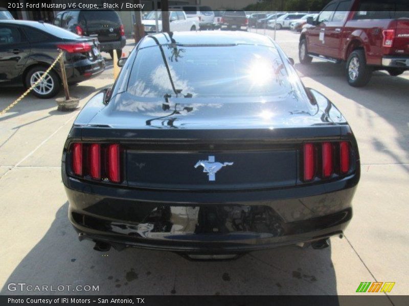 Black / Ebony 2015 Ford Mustang V6 Coupe