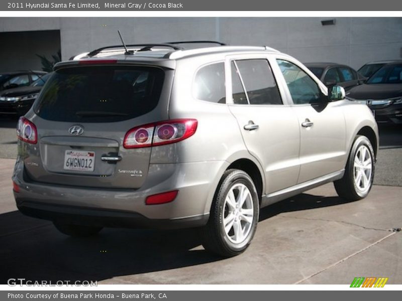 Mineral Gray / Cocoa Black 2011 Hyundai Santa Fe Limited