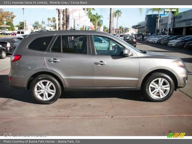 Mineral Gray / Cocoa Black 2011 Hyundai Santa Fe Limited