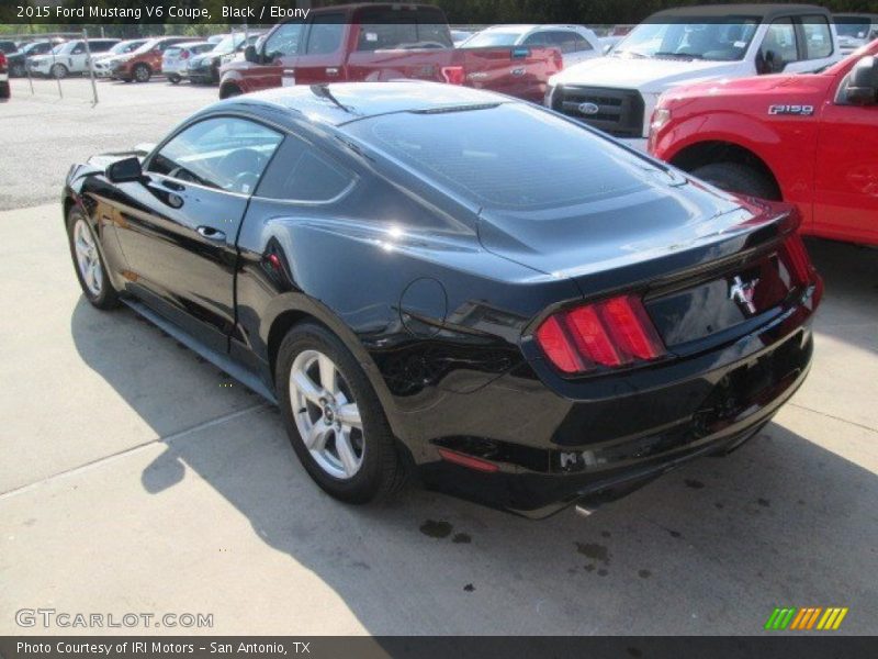 Black / Ebony 2015 Ford Mustang V6 Coupe