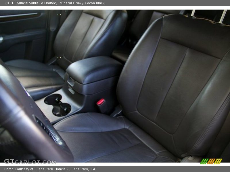 Mineral Gray / Cocoa Black 2011 Hyundai Santa Fe Limited