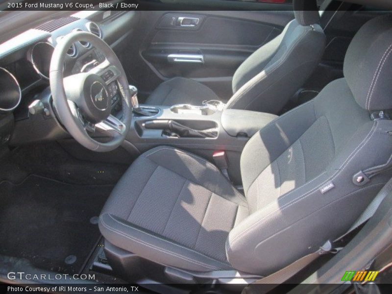 Black / Ebony 2015 Ford Mustang V6 Coupe