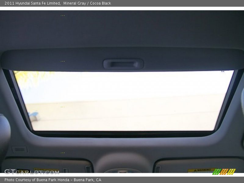 Mineral Gray / Cocoa Black 2011 Hyundai Santa Fe Limited