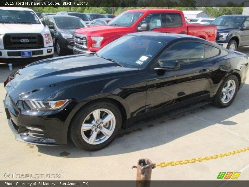 Black / Ebony 2015 Ford Mustang V6 Coupe