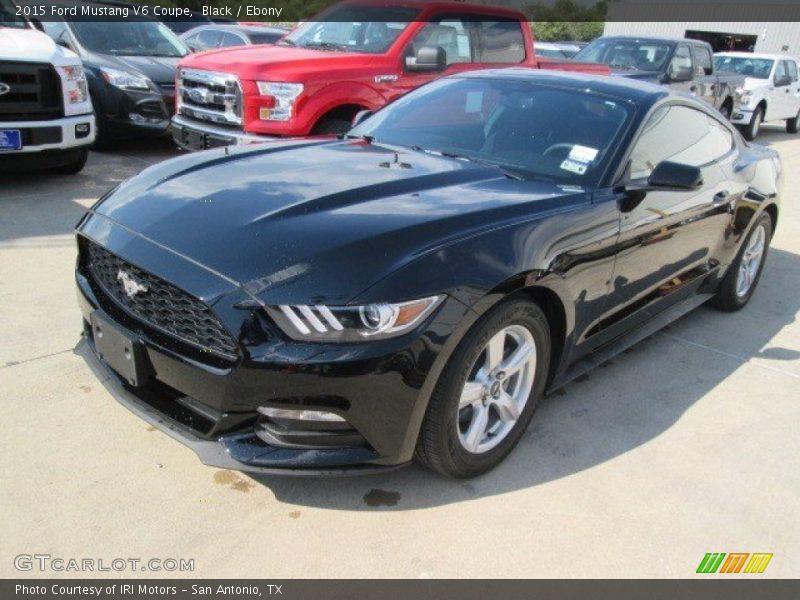 Black / Ebony 2015 Ford Mustang V6 Coupe