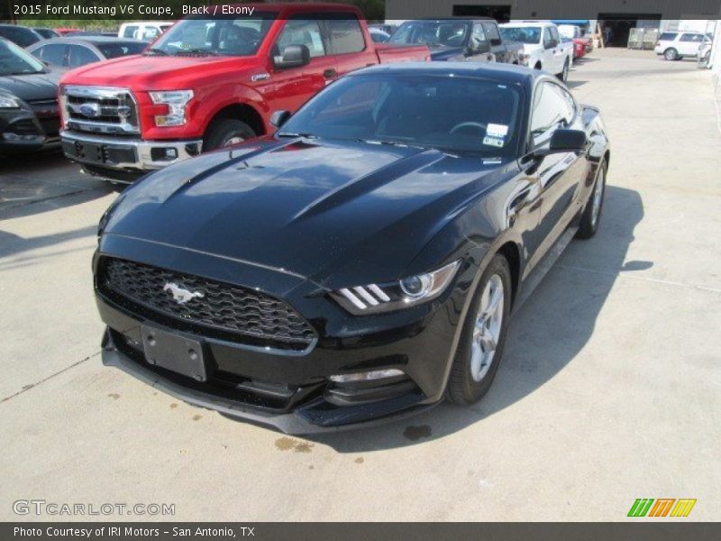 Black / Ebony 2015 Ford Mustang V6 Coupe