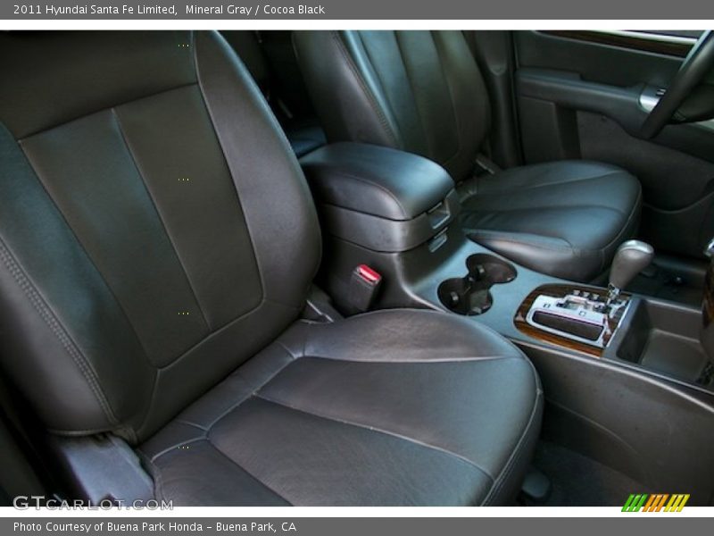Mineral Gray / Cocoa Black 2011 Hyundai Santa Fe Limited