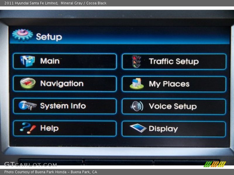 Mineral Gray / Cocoa Black 2011 Hyundai Santa Fe Limited
