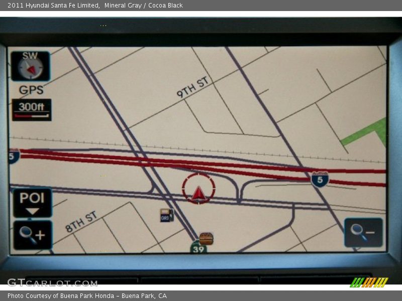 Mineral Gray / Cocoa Black 2011 Hyundai Santa Fe Limited