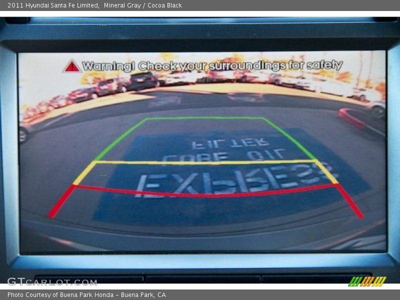 Mineral Gray / Cocoa Black 2011 Hyundai Santa Fe Limited