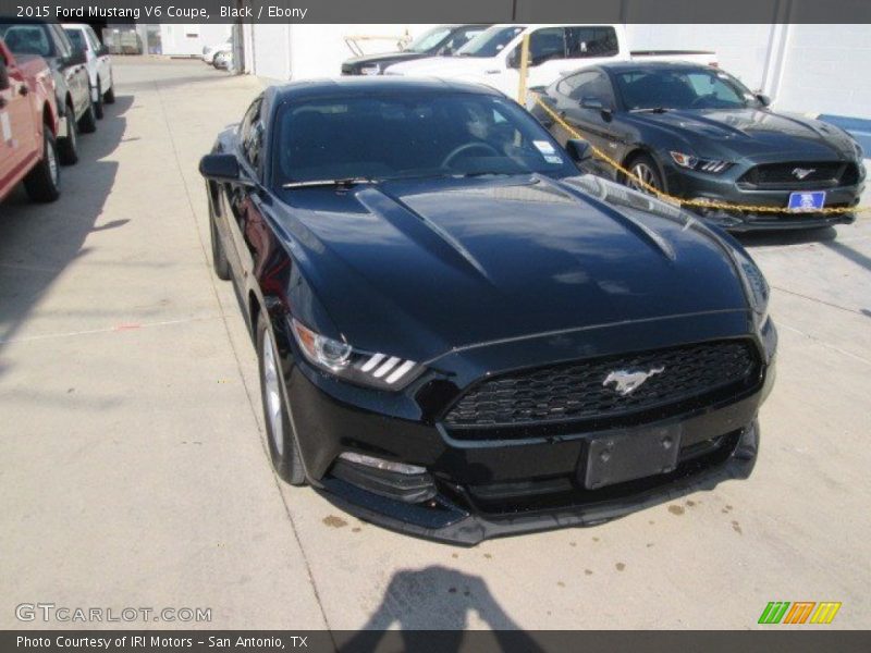 Black / Ebony 2015 Ford Mustang V6 Coupe