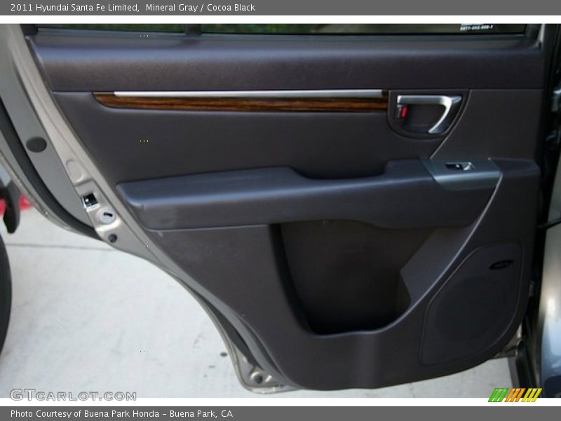 Mineral Gray / Cocoa Black 2011 Hyundai Santa Fe Limited