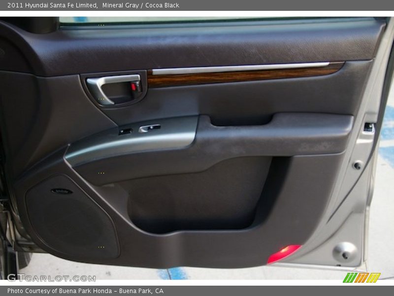 Mineral Gray / Cocoa Black 2011 Hyundai Santa Fe Limited