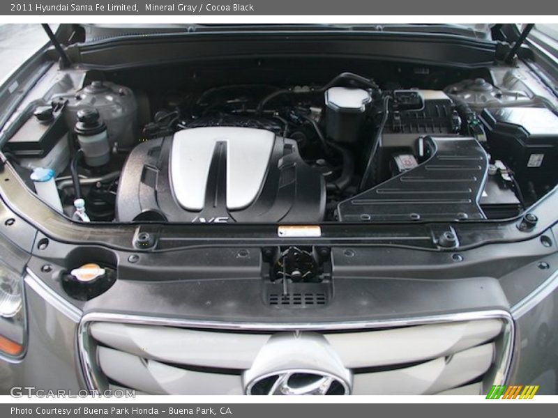 Mineral Gray / Cocoa Black 2011 Hyundai Santa Fe Limited
