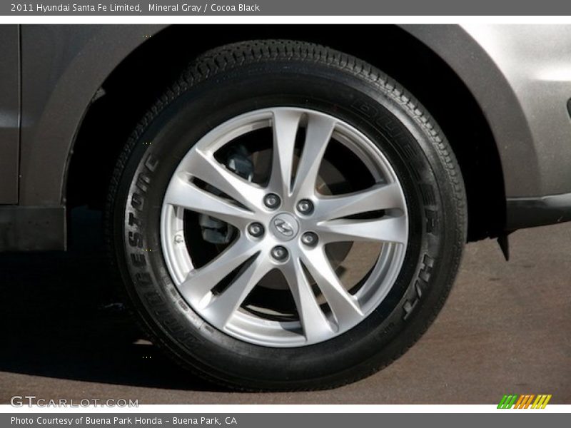 Mineral Gray / Cocoa Black 2011 Hyundai Santa Fe Limited
