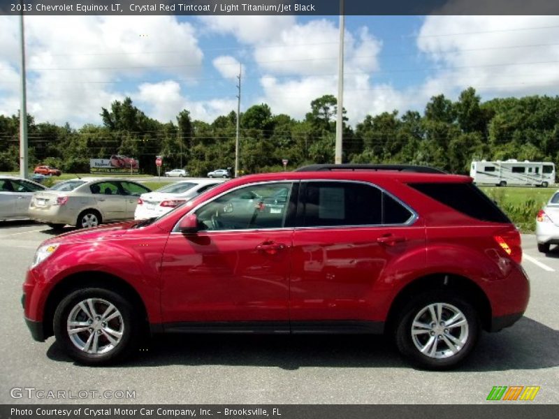 Crystal Red Tintcoat / Light Titanium/Jet Black 2013 Chevrolet Equinox LT