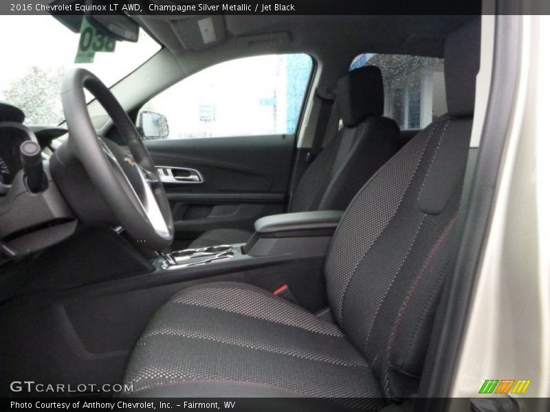 Front Seat of 2016 Equinox LT AWD