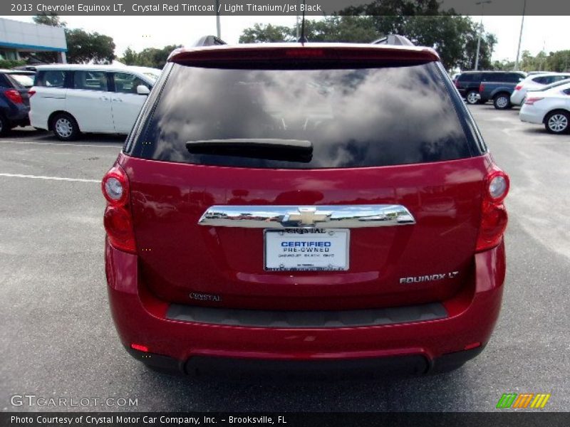 Crystal Red Tintcoat / Light Titanium/Jet Black 2013 Chevrolet Equinox LT
