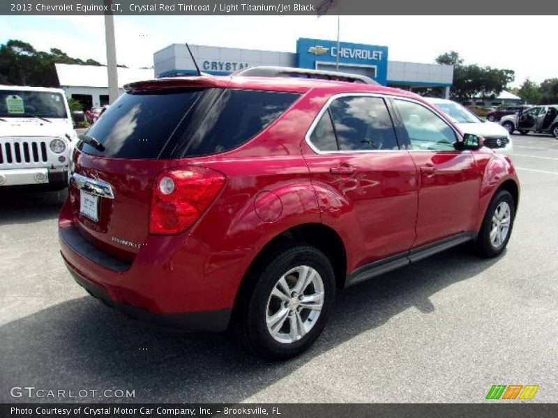 Crystal Red Tintcoat / Light Titanium/Jet Black 2013 Chevrolet Equinox LT