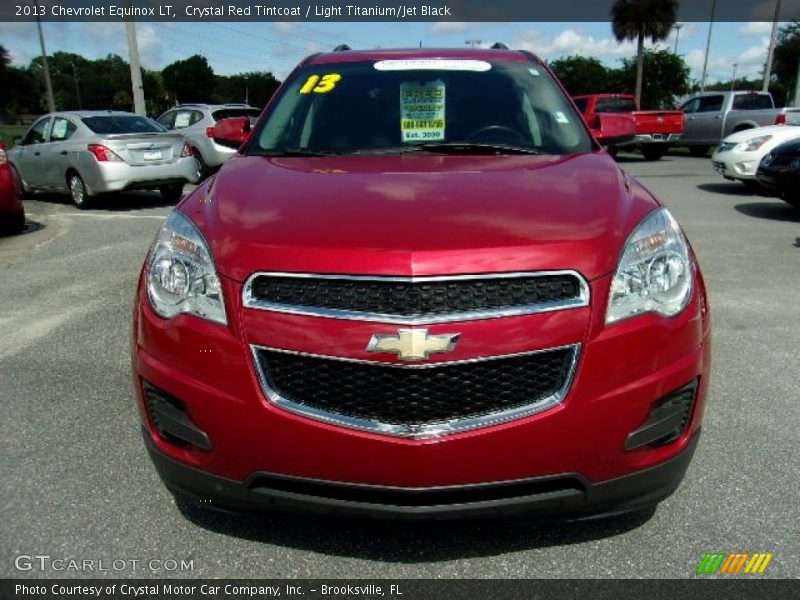 Crystal Red Tintcoat / Light Titanium/Jet Black 2013 Chevrolet Equinox LT