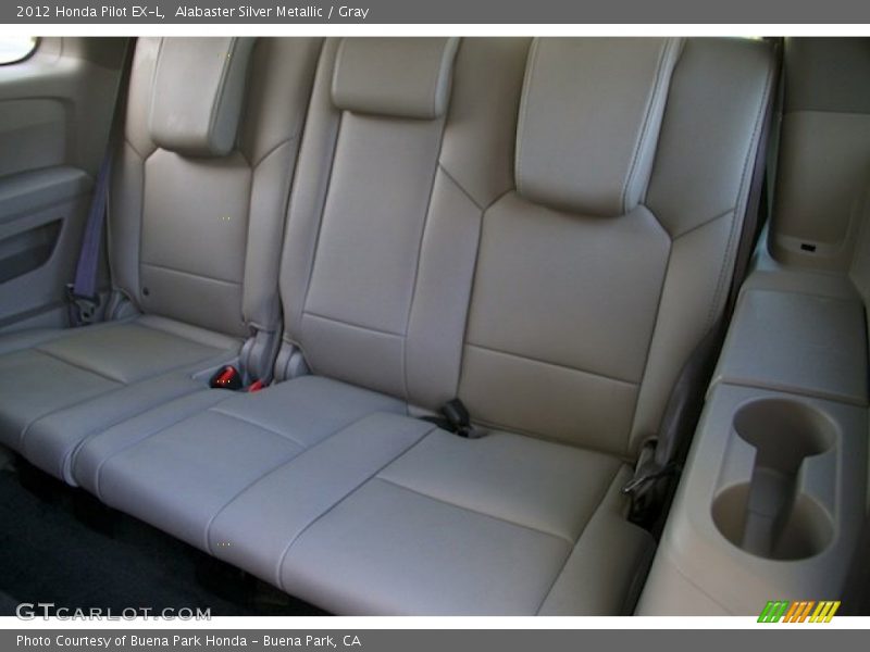 Alabaster Silver Metallic / Gray 2012 Honda Pilot EX-L
