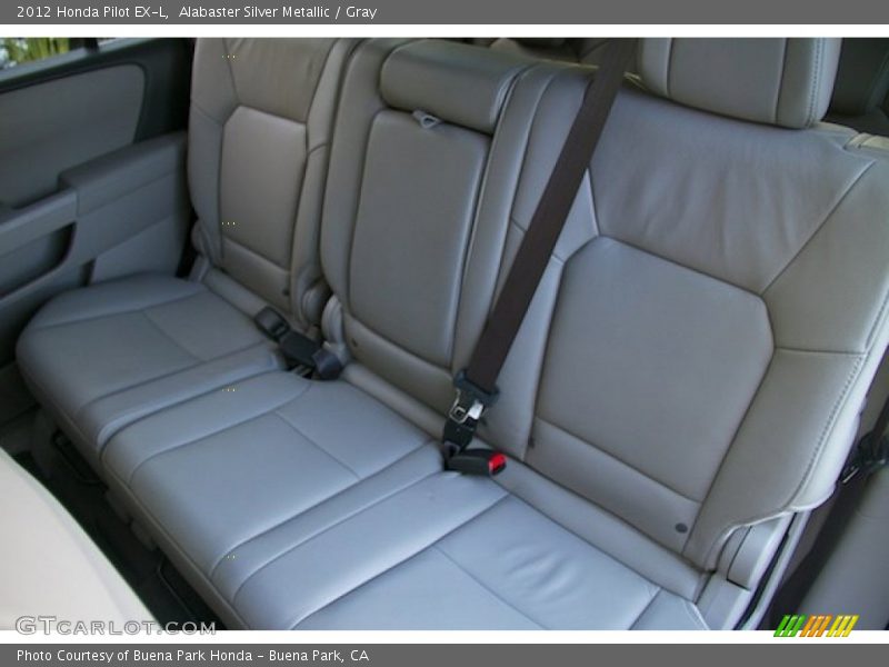 Alabaster Silver Metallic / Gray 2012 Honda Pilot EX-L