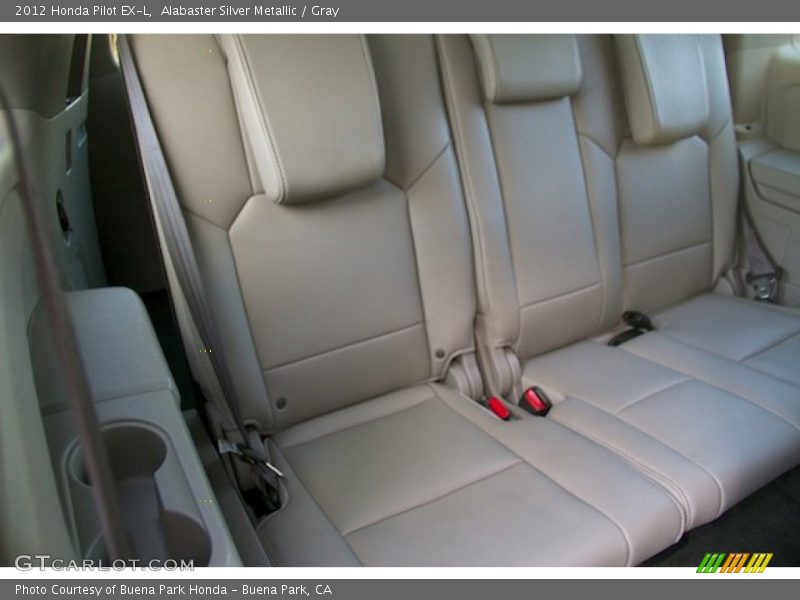 Alabaster Silver Metallic / Gray 2012 Honda Pilot EX-L