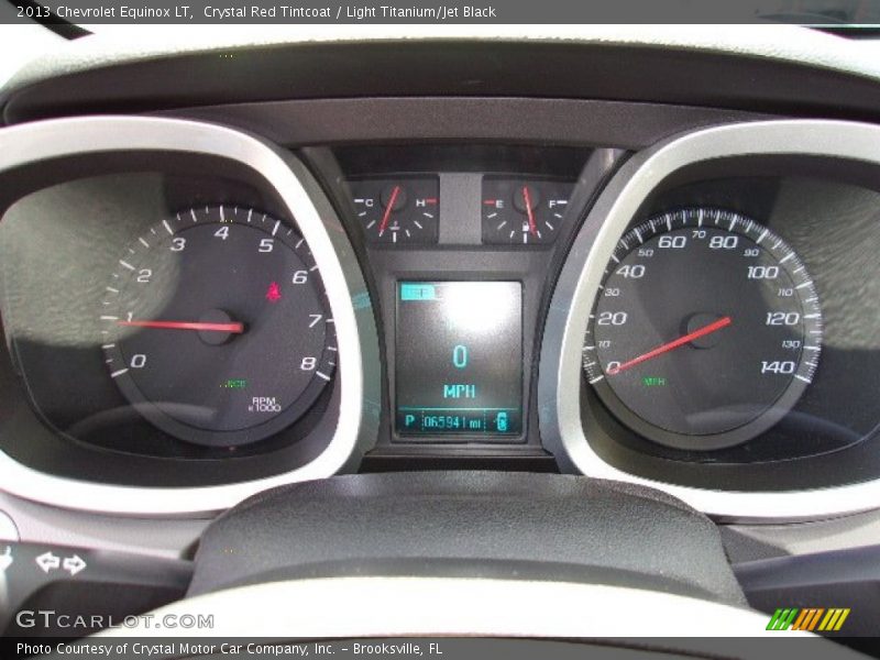 Crystal Red Tintcoat / Light Titanium/Jet Black 2013 Chevrolet Equinox LT