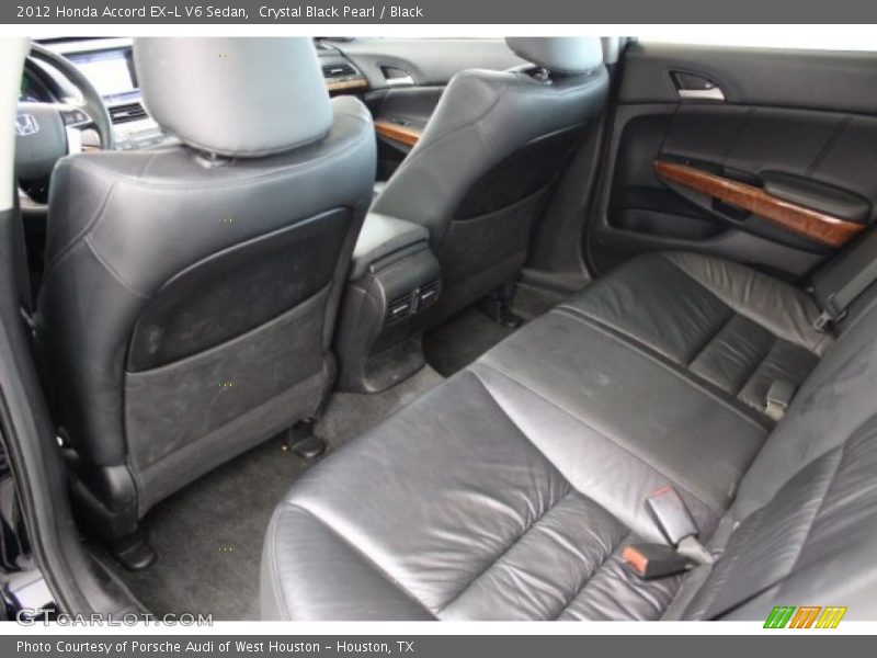 Crystal Black Pearl / Black 2012 Honda Accord EX-L V6 Sedan