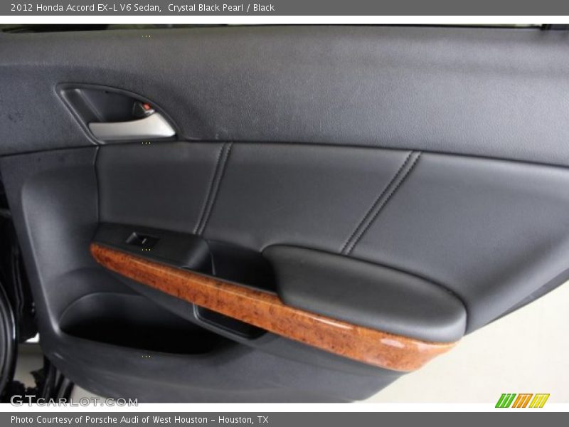 Crystal Black Pearl / Black 2012 Honda Accord EX-L V6 Sedan