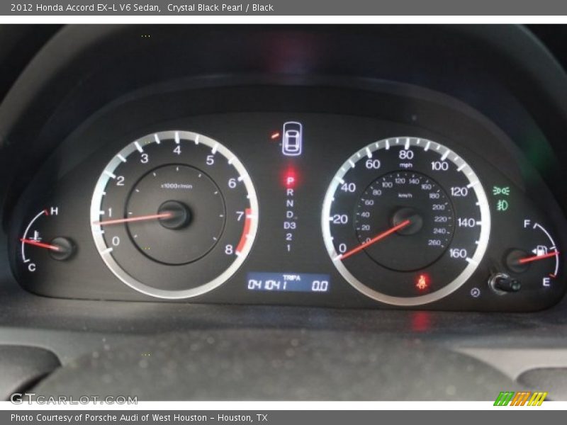  2012 Accord EX-L V6 Sedan EX-L V6 Sedan Gauges