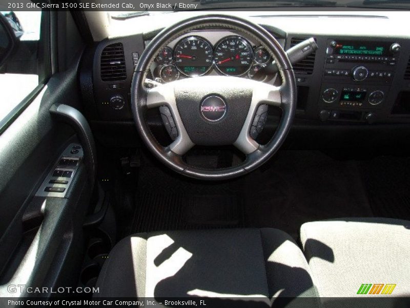 Onyx Black / Ebony 2013 GMC Sierra 1500 SLE Extended Cab