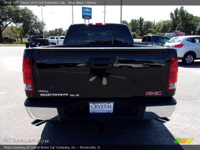 Onyx Black / Ebony 2013 GMC Sierra 1500 SLE Extended Cab