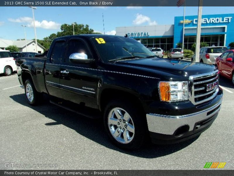 Onyx Black / Ebony 2013 GMC Sierra 1500 SLE Extended Cab